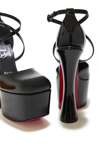 Aquadorcet 160 patent-leather pumps in black