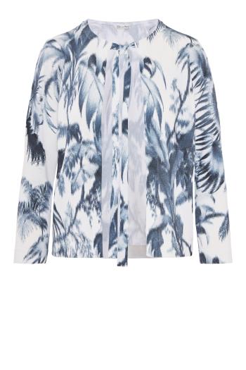 ΖΑΚΕΤΑ PRINTED DOTTED PALM WITH TIES