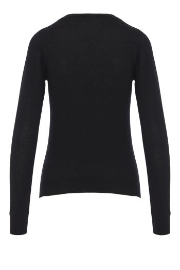 Jazor goat cashmere sweater in black