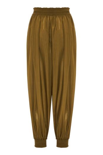 Mahon printed harem pants in olive