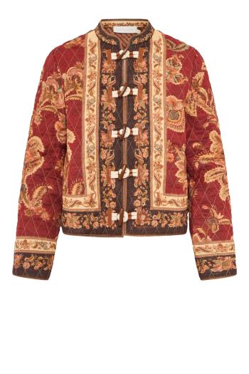 Aster Bomber silk bomber jacket in splice