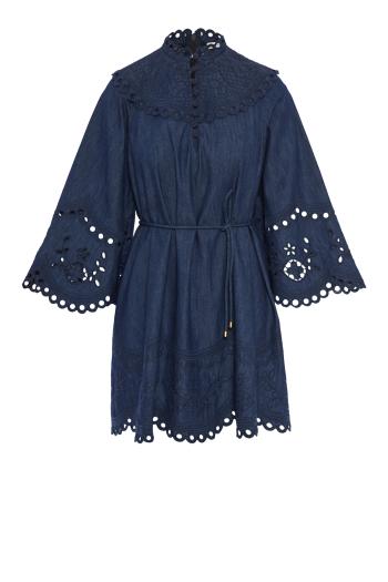 ΦΟΡΕΜΑ MAHON BRODERIE DENIM MINI