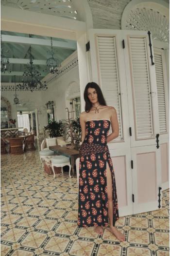 Under the Sun maxi skirt in navy