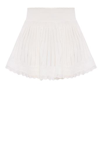 Crinoline shorts in white