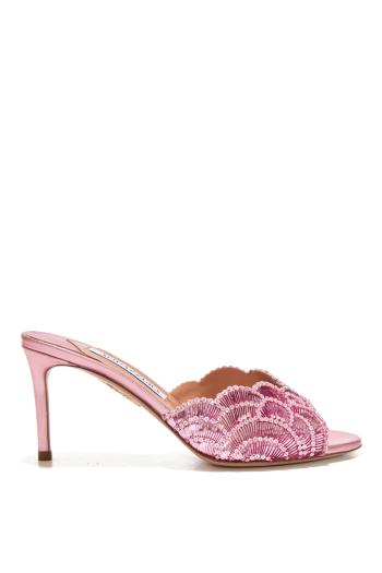 Ce Soir 75 sequin-embellished mules in pink