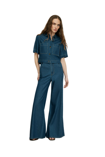 Digby wide-leg jeans in starry night