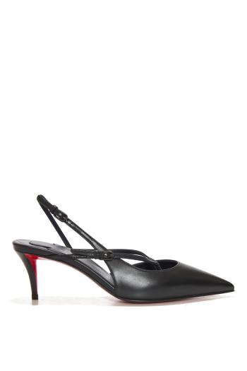 Twistissimo 60 leather pumps in black
