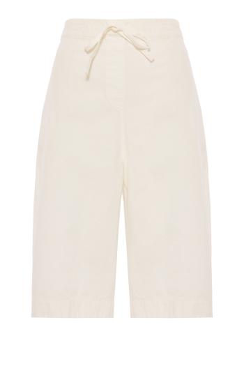 Cotton shorts in white