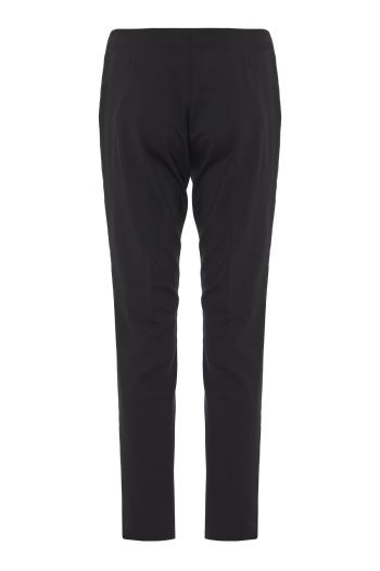 Wool tailored trousers in black