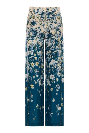 Elena silk pants in ivory