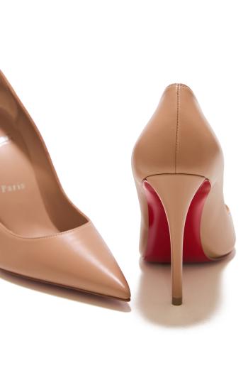 Miss Z 100 nappa pumps in blush