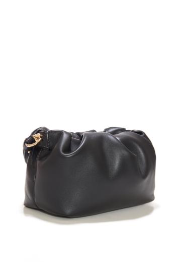 Eva mini nappa leather crossbody bag in black