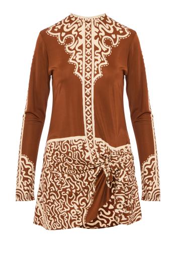 Haven of Reverie top in brown