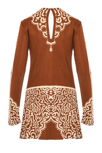 Haven of Reverie top in brown
