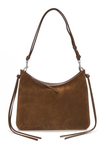Gig suede bag in khaki