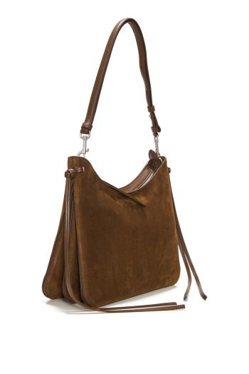 Gig suede bag in khaki