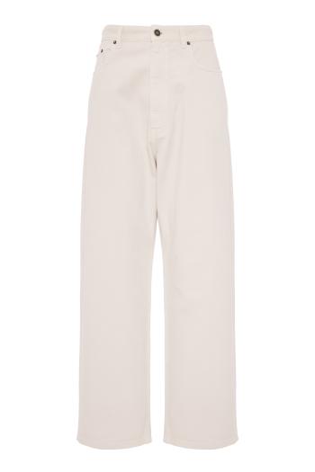 Utility jeans in chalk