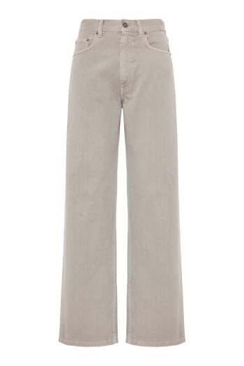Zip jeans in ash
