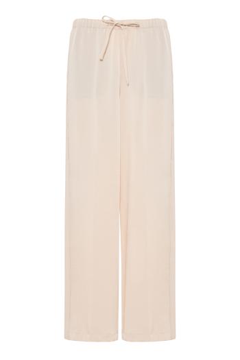 Crepe pants in blush cloud