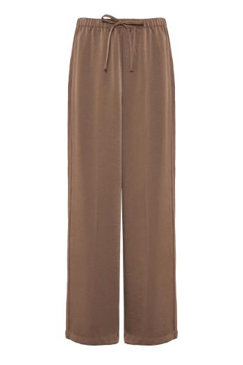 Crepe pants in taupe haze