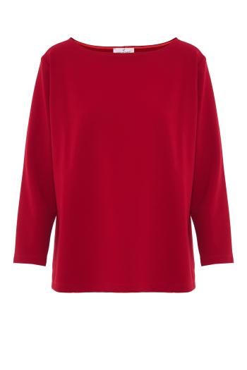 Cassaca long-sleeve blouse in wine