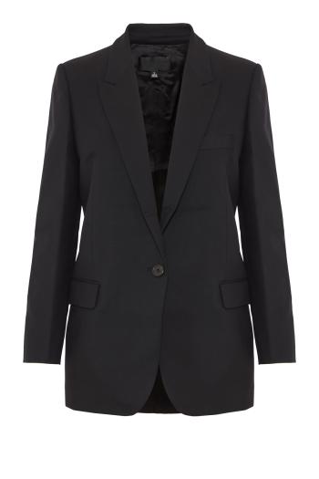 Diane wool-blend blazer in black