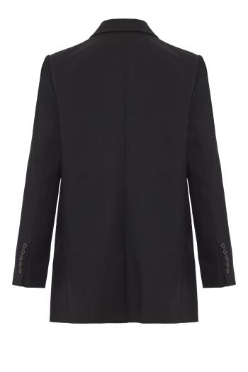 Diane wool-blend blazer in black