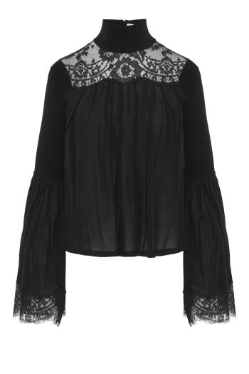 Valiant lace blouse in black