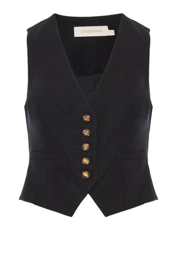 Valiant waistcoat in black