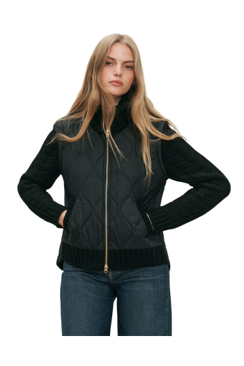 Patra quilted jacket in black