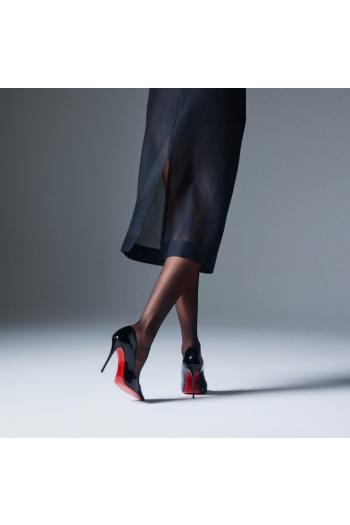 Pigalle 100 patent-leather pumps in black