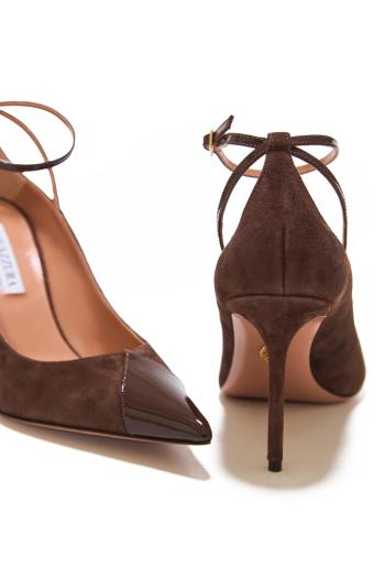 Odysea 85 suede pumps in espresso