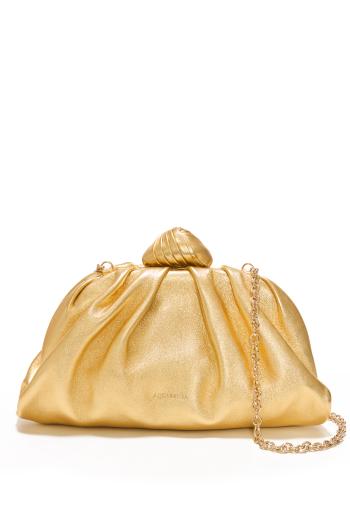 Cocoon metallic nappa leather mini pouch in gold