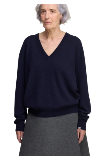 No492 Ben cashmere sweater in midnight
