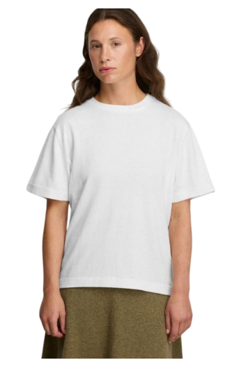 No268 Cuba cotton-cashmere t-shirt in snow