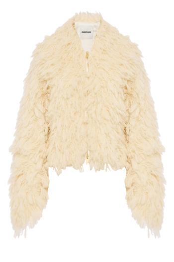 Christy wool cape in off white