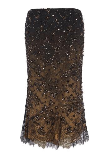 ΦΟΥΣΤΑ LACE EBROIDERED MIDI
