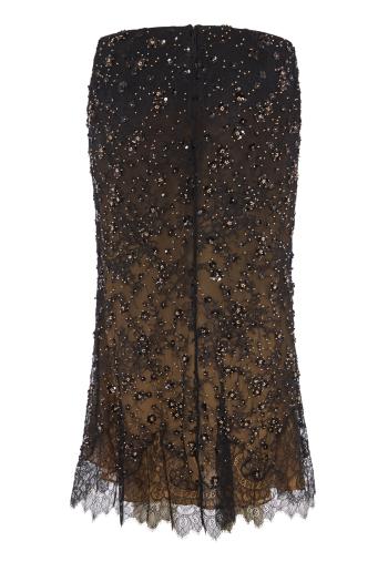 ΦΟΥΣΤΑ LACE EBROIDERED MIDI