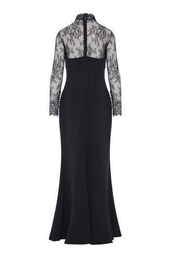 ΦΟΡΕΜΑ HIGH NECK CADY LACE LONG