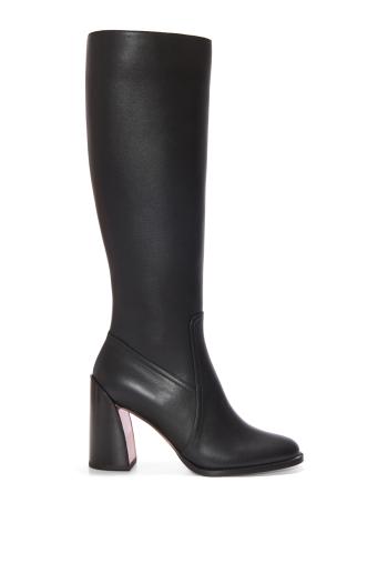 Iranina 85 leather boots in black