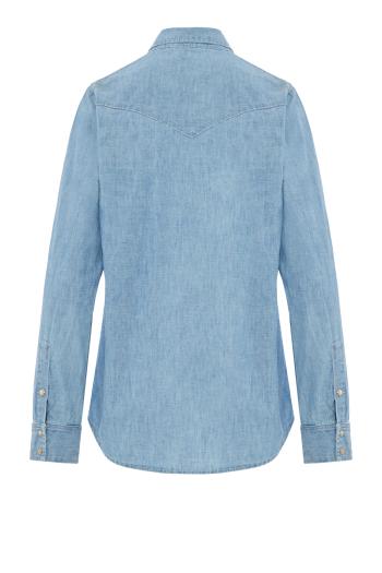 Travis chambray shirt in indigo