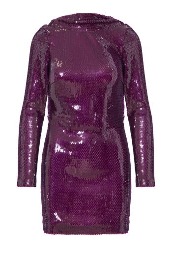 Bellen sequin mini dress in violet