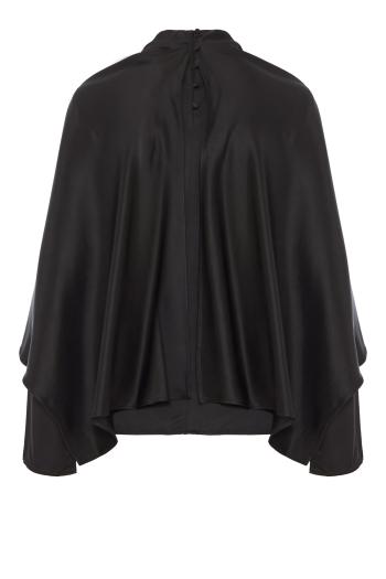 TOP CAPE SATIN