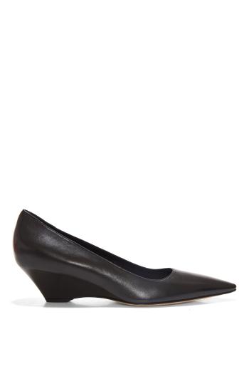 Liisa Wedge 20 leather pumps in black