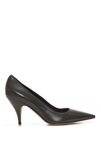 Liisa Three 85 leather pumps in deep forest