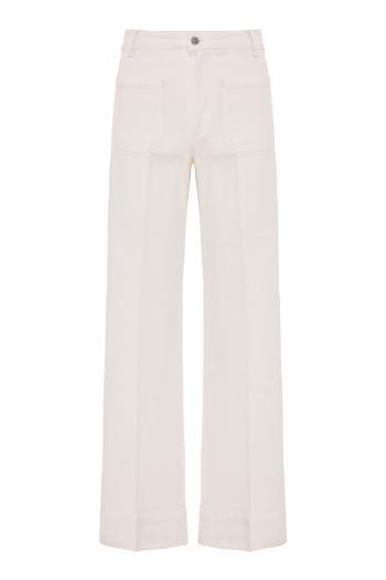 Alina stretch denim jeans in white washed