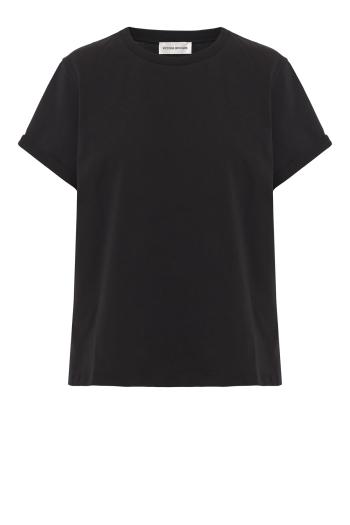 Tilly oversized organic cotton T-shirt in black