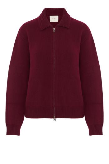 Aleya double-face cashmere cardigan in oyster