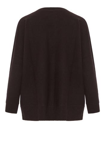 Kenny cashmere sweater in dark oak