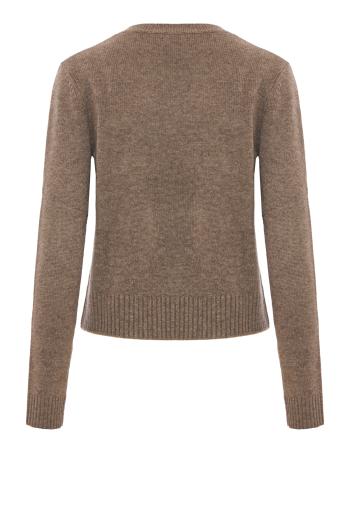 Mable cashmere sweater in truffle